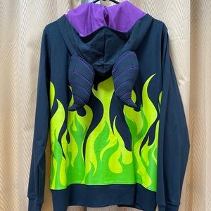 Licensed Disney Maleficent Hoodie with horns NWT